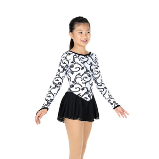 Jerry's Triple Twirl #653 Skating Dress - White - Northern Ice and Dance