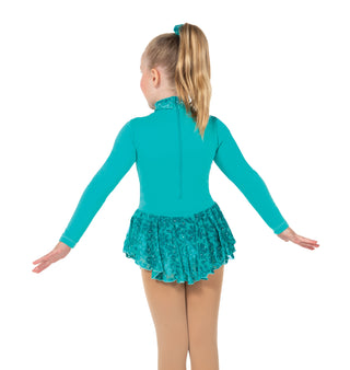 Jerry's Ready to Ship Flutter Fleece #695 Beaded Skating Dress
