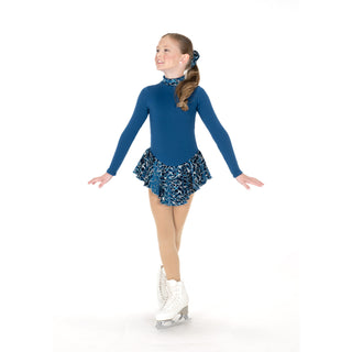 Jerry's Fancy #696 Fleece Skating Dress - Ocean Teal