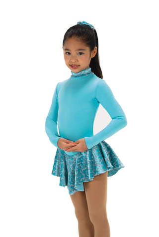 Jerry's Fancy #696 Fleece Skating Dress - Tiffany Blue - Northern Ice and Dance