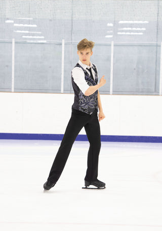 Jerry's Men's Brocade Paisley Skating Vest