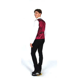 Jerry's Ready to Ship Men's Skating Vest - Deep Claret