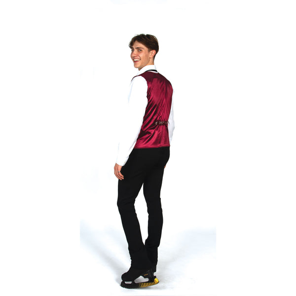 Jerry's Ready to Ship Men's Skating Vest - Deep Claret