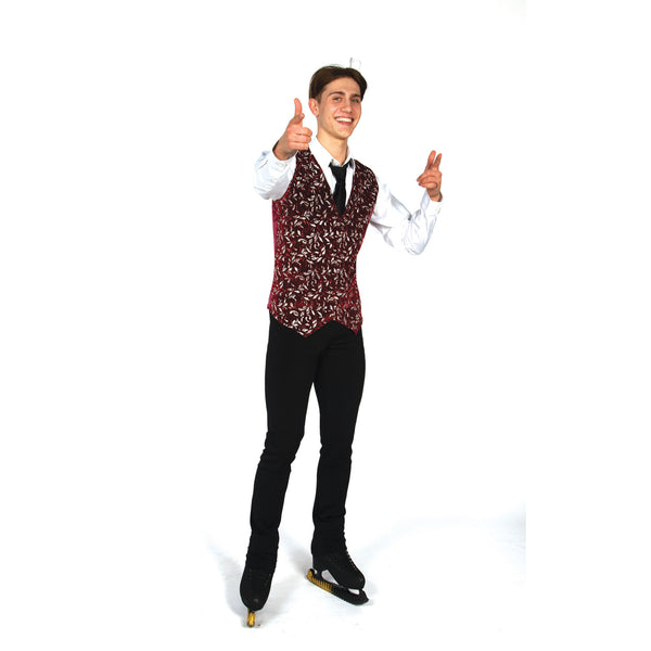 Jerry's Ready to Ship Men's Skating Vest - Deep Claret
