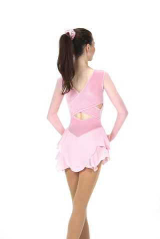 Jerry's Demi-Pointe #85 Beaded Skating Dress - Pink - Northern Ice and Dance