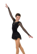 Jerry's Ready to Ship Demi-Pointe #85 Beaded Skating Dress - Black