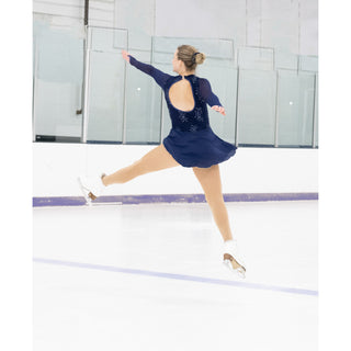 Aurora Ice Frost Patterns Skating Dress
