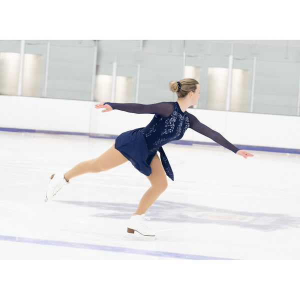 Aurora Ice Frost Patterns Skating Dress Adult Large Aurora Ice Frost Patterns Skating Dress Adult Large