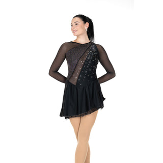 Aurora Ice Strings of Stars Beaded Skating Dress