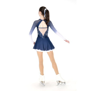 Aurora Ice Indigo Frost Beaded Skating Dress