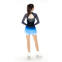 Aurora Ice Sky Shade Beaded Skating Dress