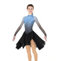 Aurora Ice Fading Waltz Beaded Dance Skating Dress