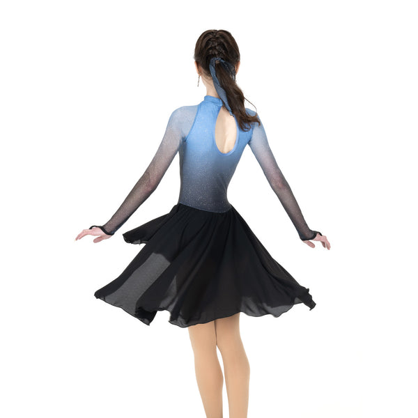 Aurora Ice Fading Waltz Beaded Dance Skating Dress