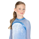 Aurora Ice Ice Loops Beaded Skating Dress - Powder Blue