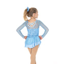 Aurora Ice Song of Sequins Skating Dress - Crystal Blue