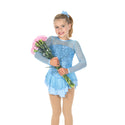 Aurora Ice Song of Sequins Skating Dress - Crystal Blue