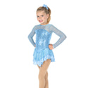 Aurora Ice Song of Sequins Skating Dress - Crystal Blue