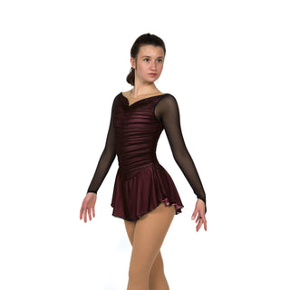 Solitaire Ready to Ship Shadow Color Unbeaded Skating Dress - Pink