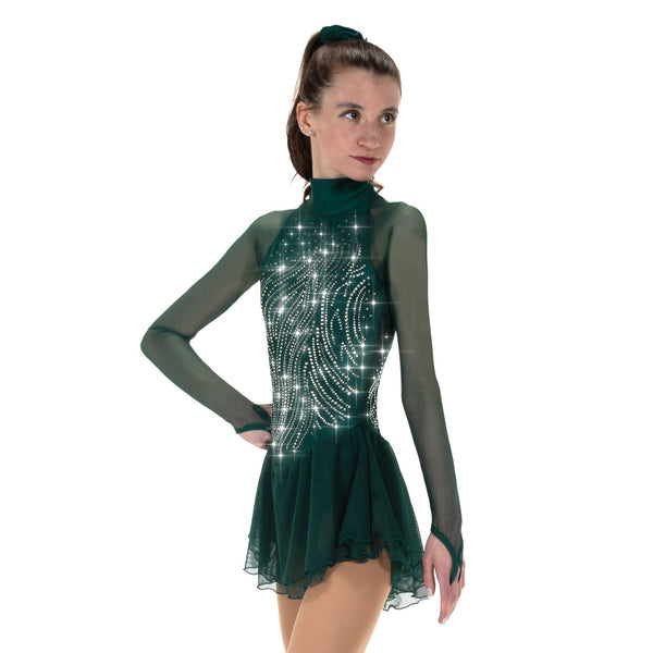 Solitaire Classic High Neck Skating Dress