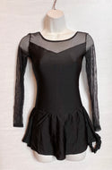 Mondor Ready to Ship Essentials #612 Skating Dress - Black Lycra