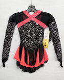 Jerry's Ready to Ship Wish Upon a Swish #134 Skating Dress - Coral