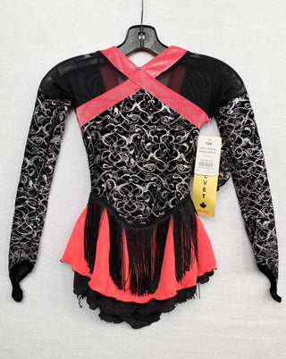 Jerry's Ready to Ship Wish Upon a Swish #134 Skating Dress - Coral