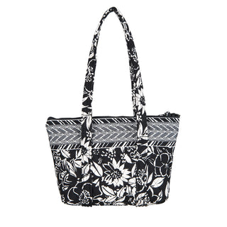 Ready to Ship Newport Tote Bag - Black Floral