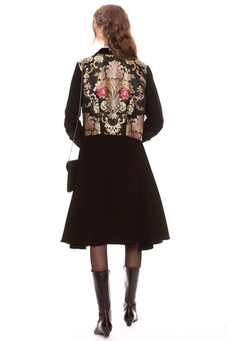 Aratta Ready to Ship Heart of Autumn Coat - Black