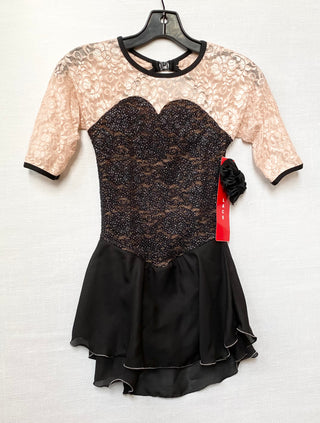 Jerry's Ready to Ship Hanover Lace #80 Skating Dress - Black