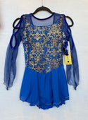 Jerry's Ready to Ship Couture in Cobalt #583 Skating Dress