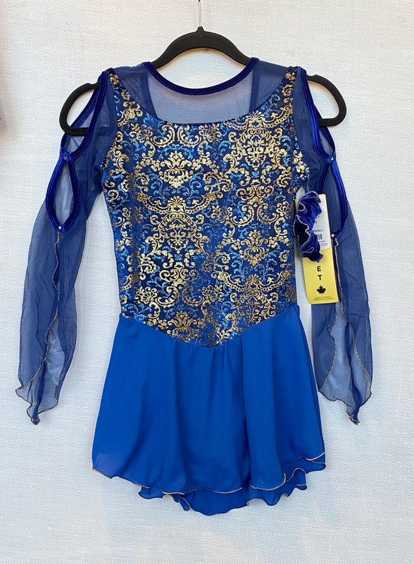 Jerry's Ready to Ship Couture in Cobalt #583 Skating Dress