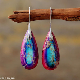 Ready to Ship Jasper Earrings - Pink