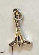 Ready to Ship Hockey Stick Charm - Northern Ice and Dance