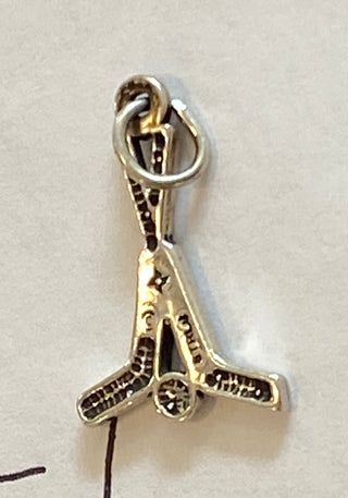 Ready to Ship Hockey Stick Charm - Northern Ice and Dance