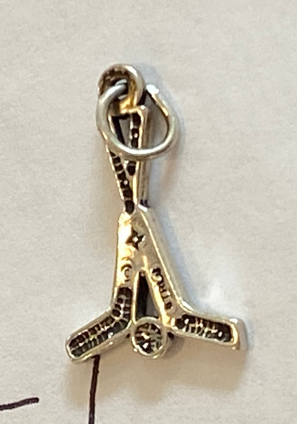 Ready to Ship Hockey Stick Charm - Northern Ice and Dance