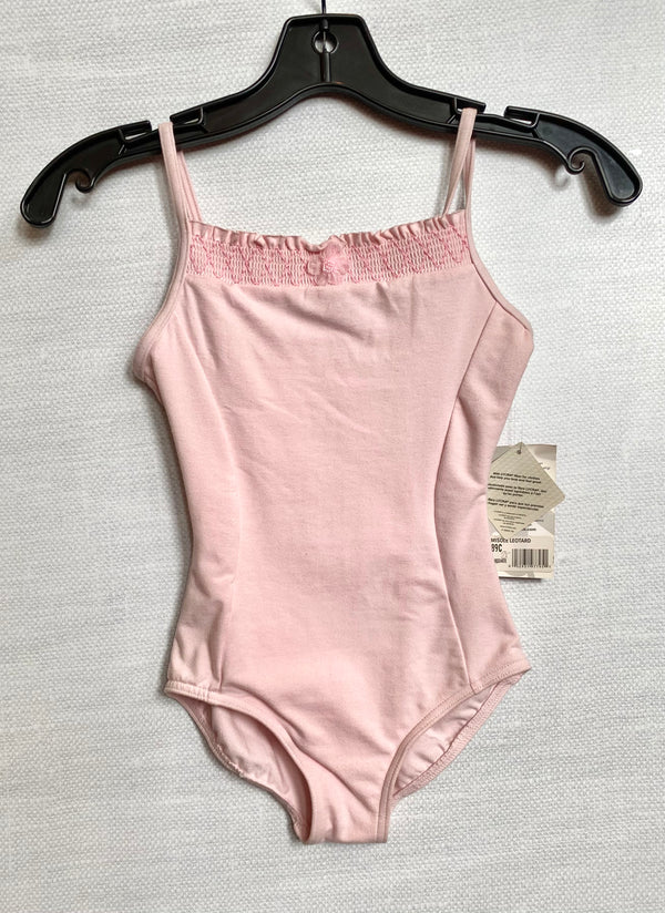 Capezio Ready to Ship Pink Ruffle Camisole Leotard