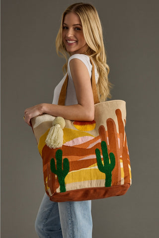 Ready to Ship Desert Scene Tote Bag - Northern Ice and Dance