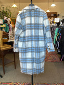 Ready to Ship Plaid Wool Blend Button Coat - Northern Ice and Dance