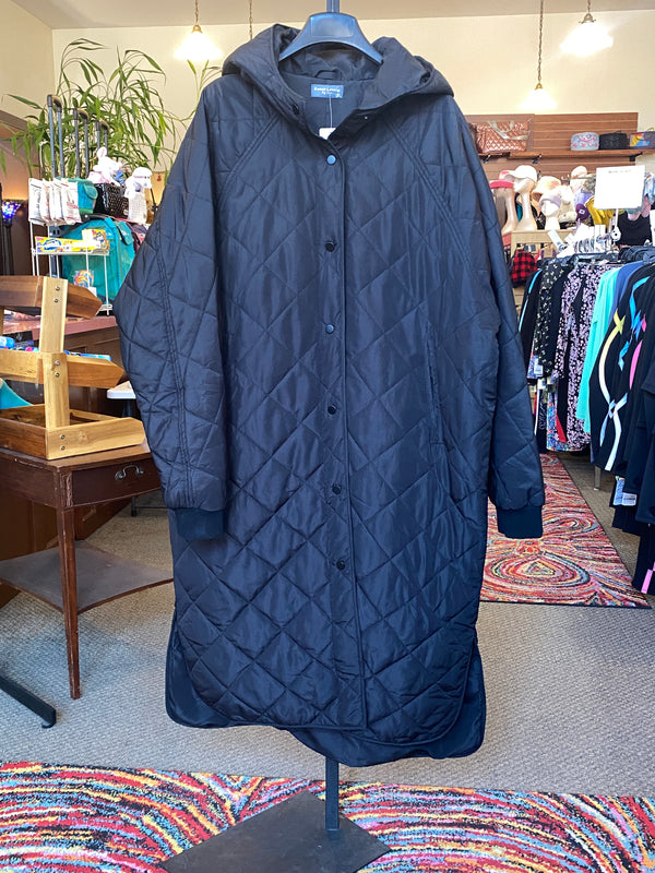 Ready to Ship Hooded Puffer Curvy Coat - Northern Ice and Dance