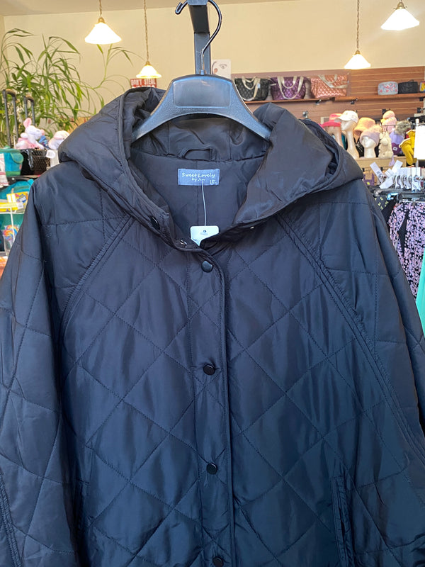 Ready to Ship Hooded Puffer Curvy Coat - Northern Ice and Dance