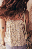 Ready to Ship Floral Camisole Tank - Northern Ice and Dance