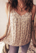 Ready to Ship Floral Camisole Tank - Northern Ice and Dance