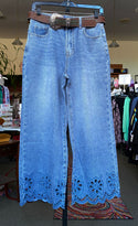 Ready to Ship Cropped Jeans - Northern Ice and Dance