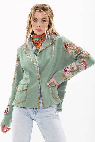 Aratta Ready to Ship Time to Shine Denim Jacket - Northern Ice and Dance