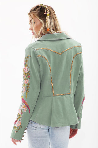 Aratta Ready to Ship Time to Shine Denim Jacket - Northern Ice and Dance