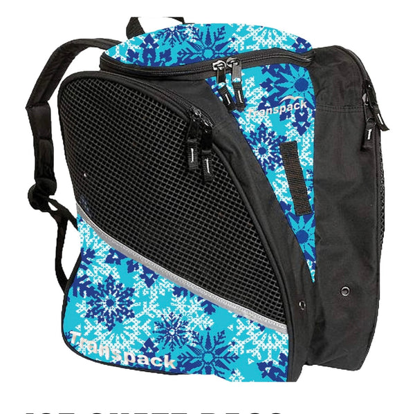 Transpack Ice Skating Bag - Teal Snowflake - Northern Ice and Dance