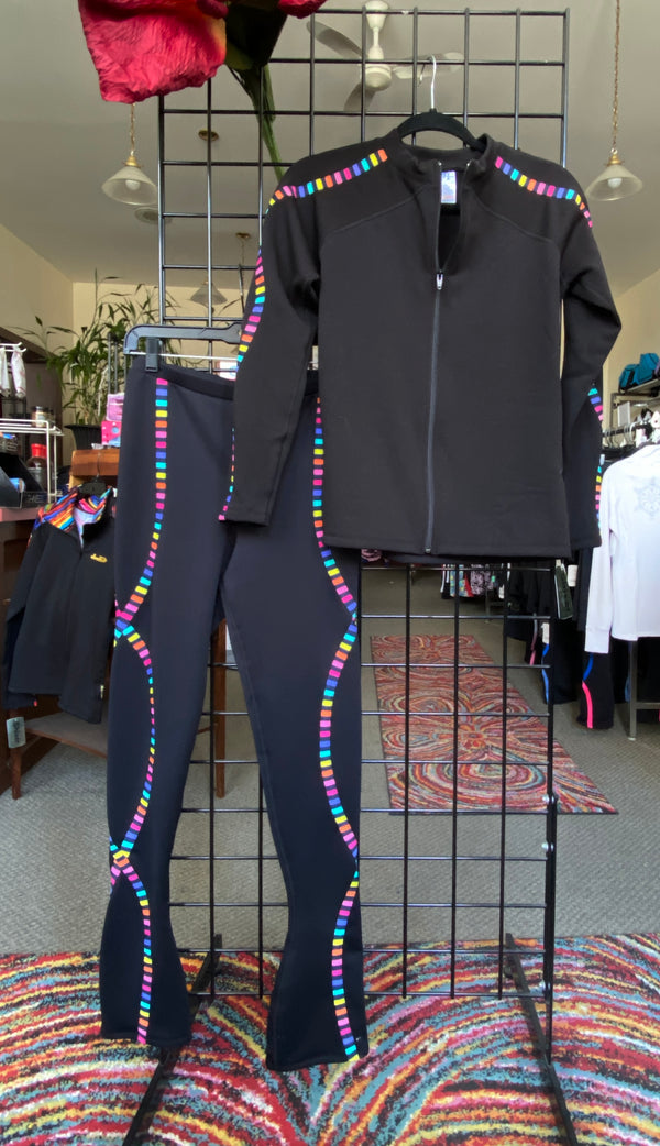 Jerry's Ready to Ship Ribbon Fleece Jacket - Skittles