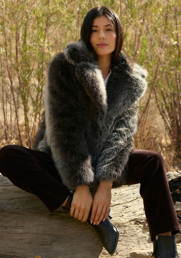 Ready to Ship Faux Fur Jacket - Northern Ice and Dance
