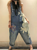 Ready to Ship Denim Bleached Overalls