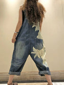Ready to Ship Denim Bleached Overalls
